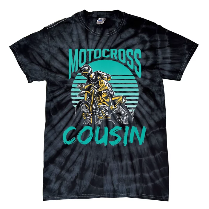 Motocross Cousin Dirt Bike Biker Rider Riding Tie-Dye T-Shirt