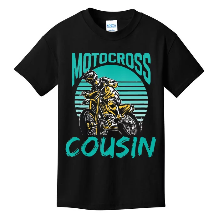 Motocross Cousin Dirt Bike Biker Rider Riding Kids T-Shirt