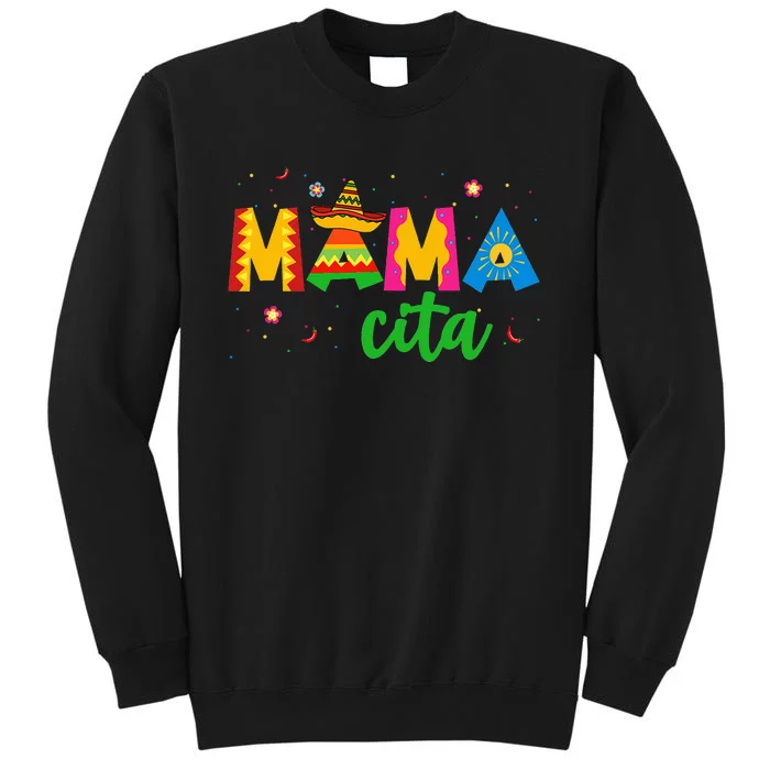 Mamacita Cinco De Mayo Sombrero mom Fiesta Squad Tall Sweatshirt