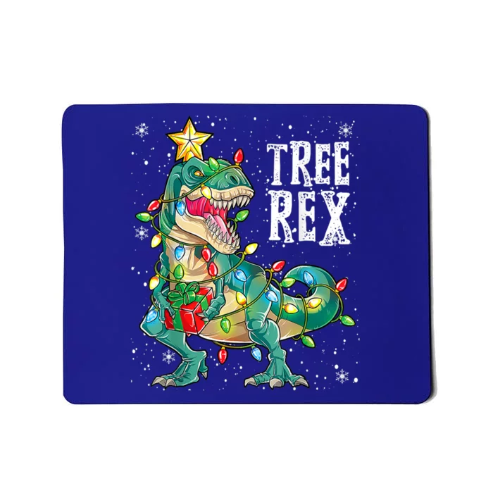 Merry Christmas Dinosaur Tree Rex Pajamas Boys Xmas Gift Mousepad