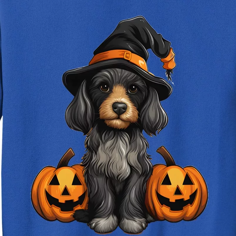 Merchweaver Cute Dog Lovers Halloween Pumpkin Gift Sweatshirt