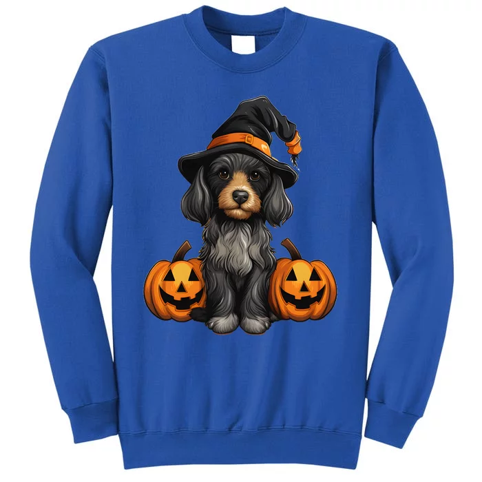 Merchweaver Cute Dog Lovers Halloween Pumpkin Gift Sweatshirt