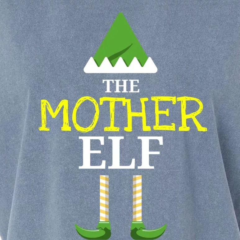 Matching Christmas Elf Family Designs: The Mother Elf Gift Garment-Dyed Women's Muscle Tee