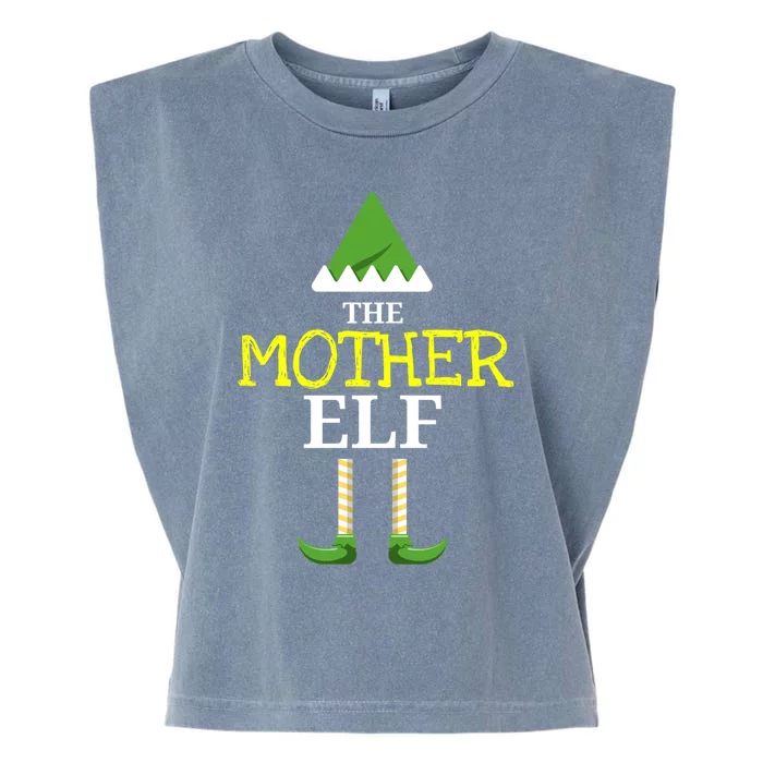 Matching Christmas Elf Family Designs: The Mother Elf Gift Garment-Dyed Women's Muscle Tee