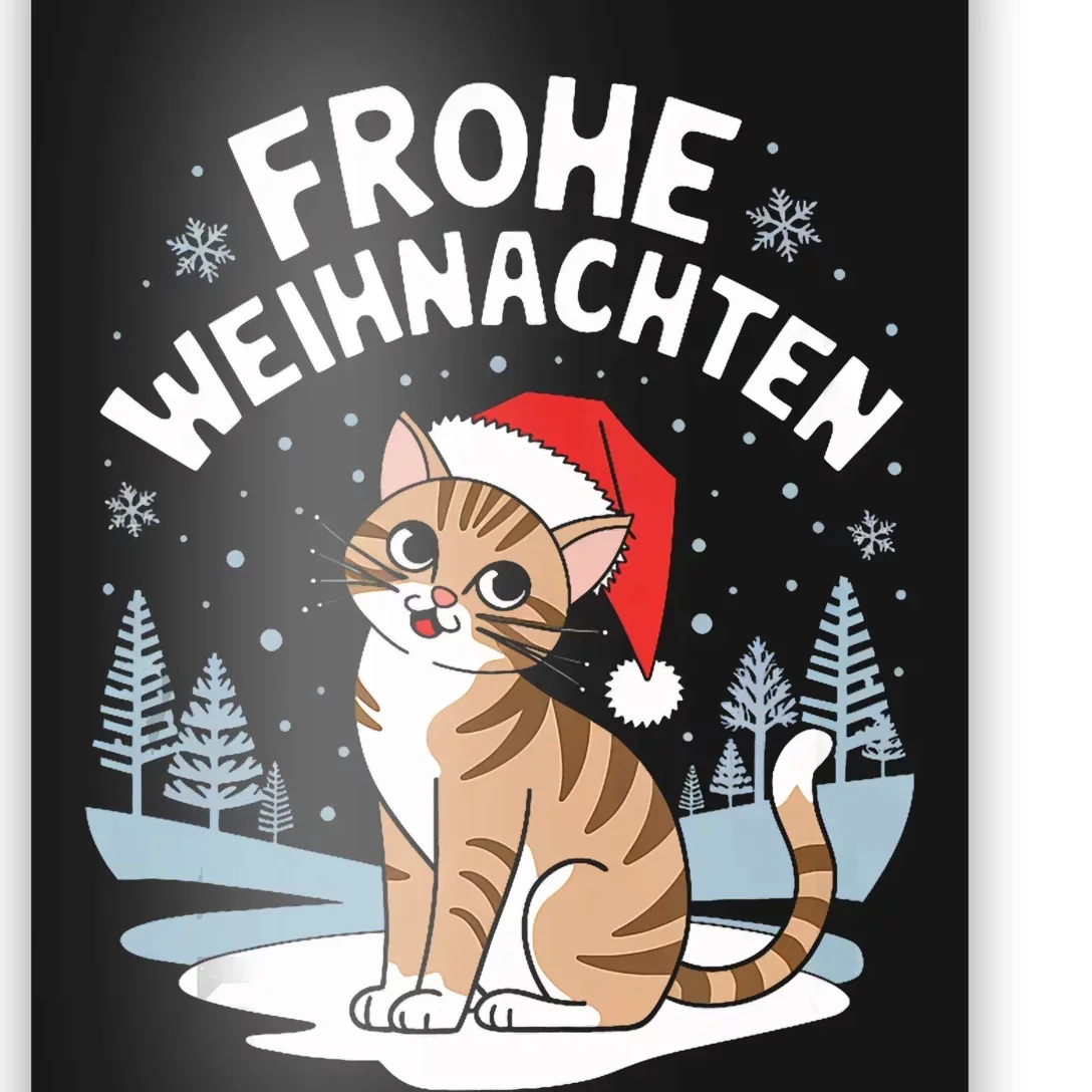 Merry Christmas Egyptian Mau Cat Frohe Weihnachten Tank Top Poster