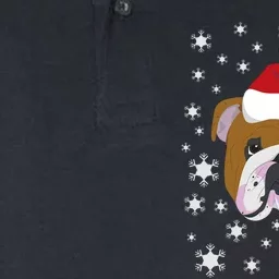 Merry Christmas English Bulldog Ugly Sweater Softstyle Adult Sport Polo