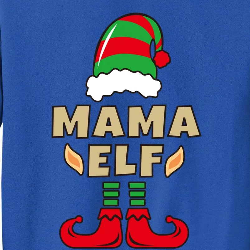 Mother Christmas Elf Gift For Mom Xmas Mama SantaS Elf Great Gift Sweatshirt