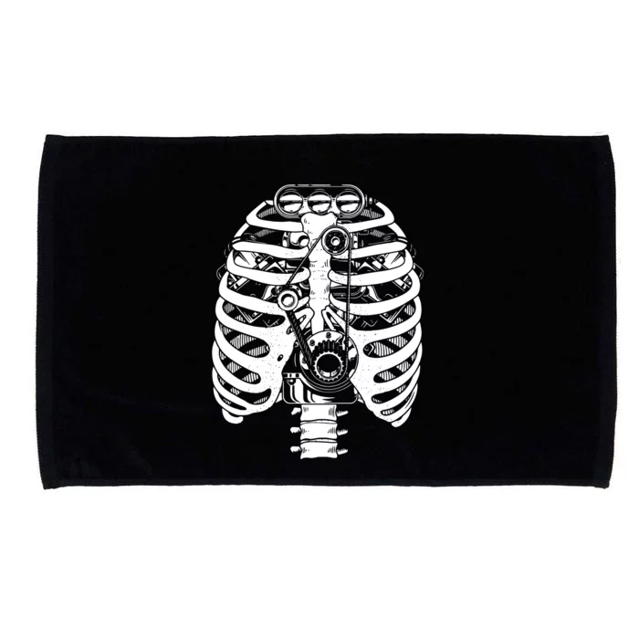 Mechanic Car Engineer Skeleton Mechanics Microfiber Hand Towel