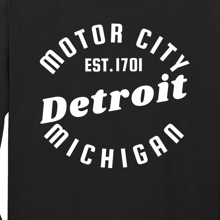 Motor City Est 1701 Detroit Michigan Long Sleeve Shirt