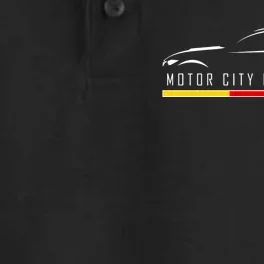 Motor City Euro Repair Dry Zone Grid Performance Polo