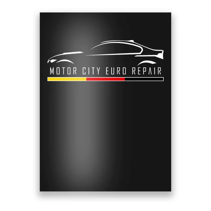 Motor City Euro Repair Poster