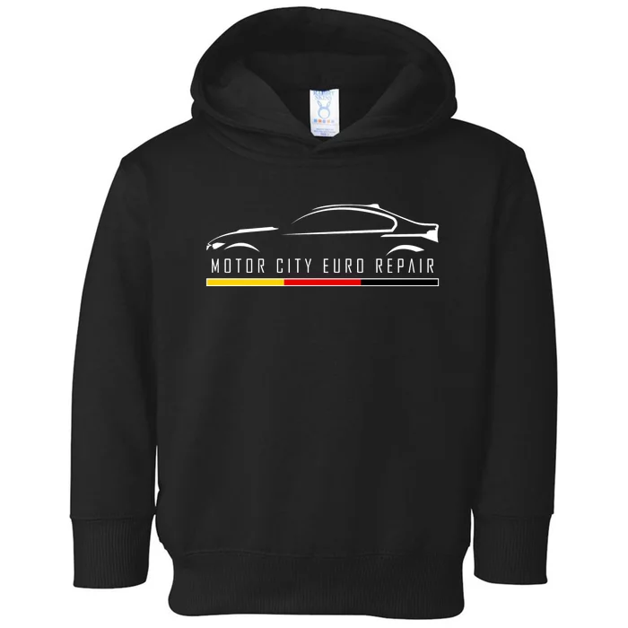 Motor City Euro Repair Toddler Hoodie