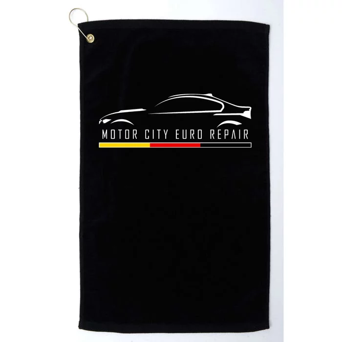 Motor City Euro Repair Platinum Collection Golf Towel