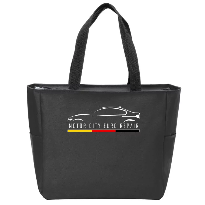 Motor City Euro Repair Zip Tote Bag