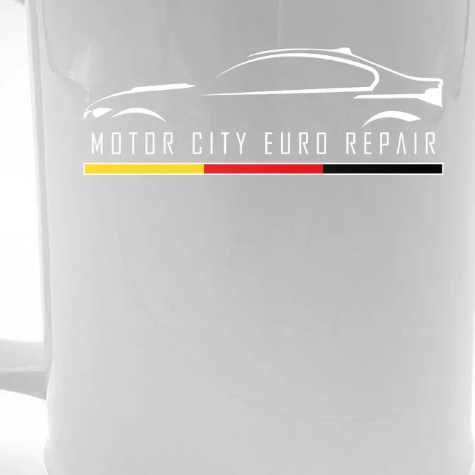 Motor City Euro Repair Front & Back Beer Stein