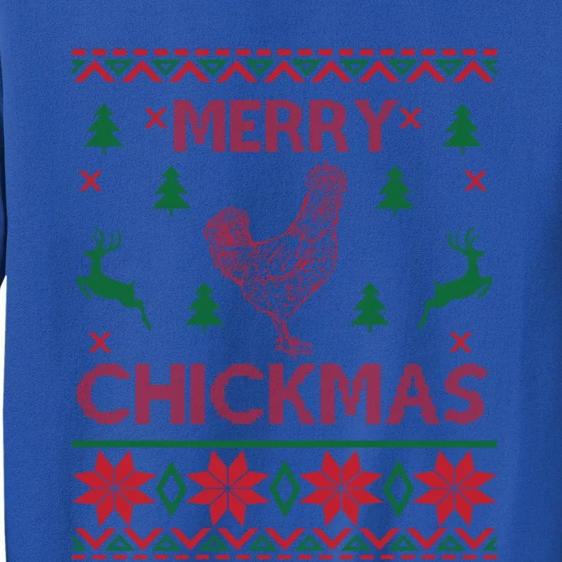 Merry Chickmas Egg Chicken Cool Hilarious Xcute Giftmas Gift Cute Gift Sweatshirt