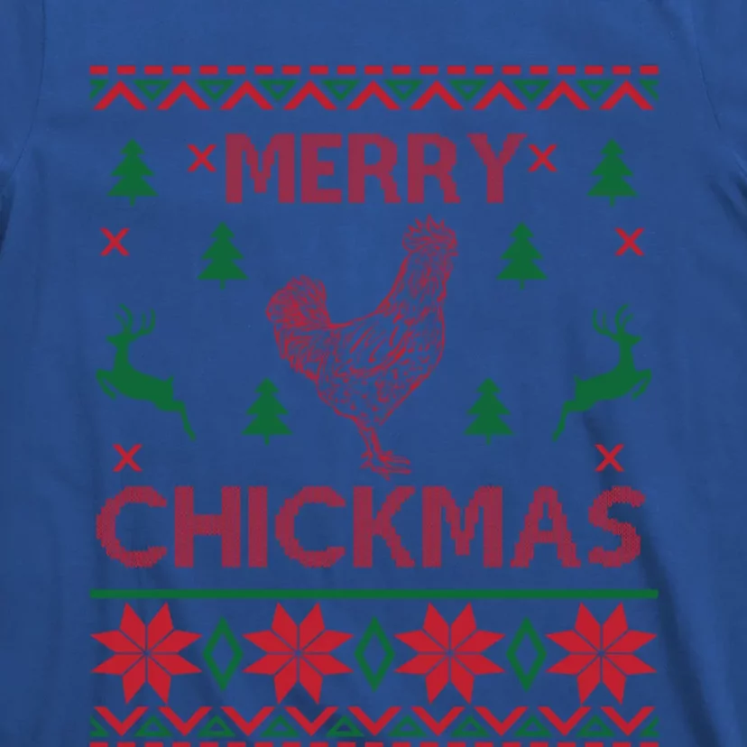 Merry Chickmas Egg Chicken Cool Hilarious Xcute Giftmas Gift Cute Gift T-Shirt