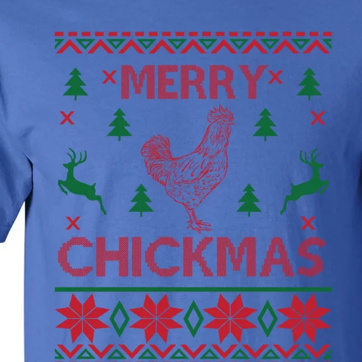 Merry Chickmas Egg Chicken Cool Hilarious Xcute Giftmas Gift Cute Gift Tall T-Shirt