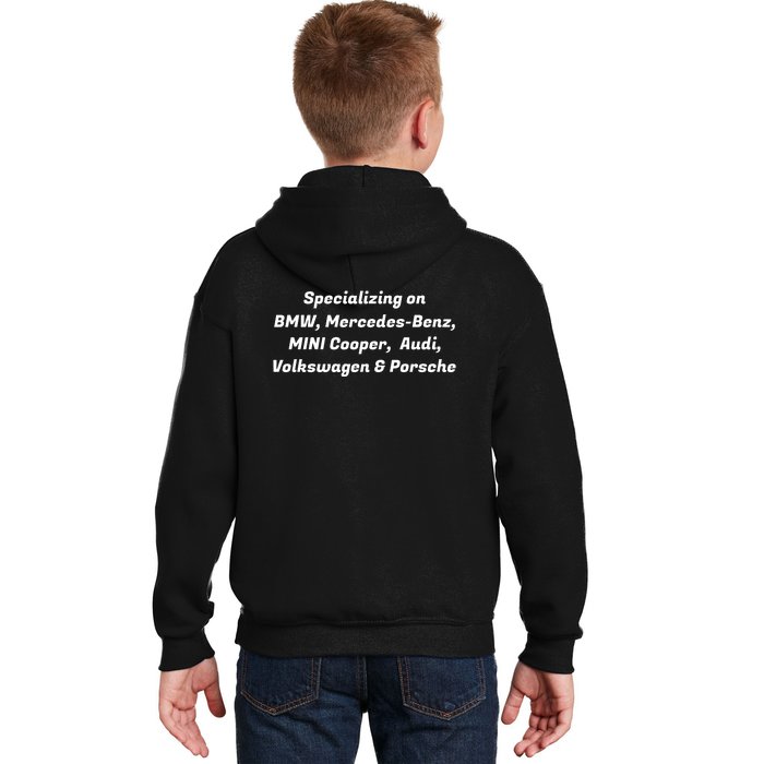 Motor City Euro Front And Back Front & Back Kids Hoodie