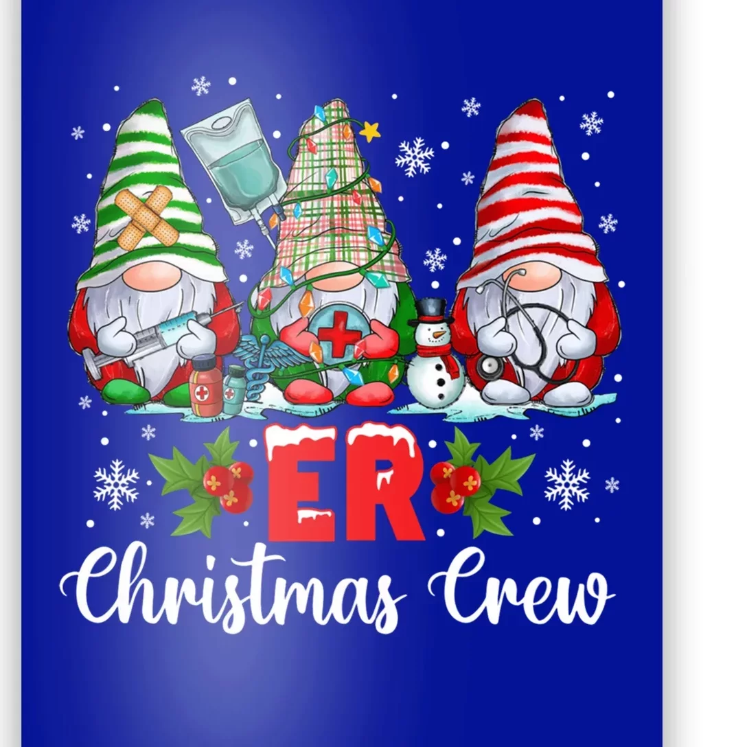 Merry Christmas Er Nurse Squad Gnomies Nursing Xmas Gnome Great Gift Poster