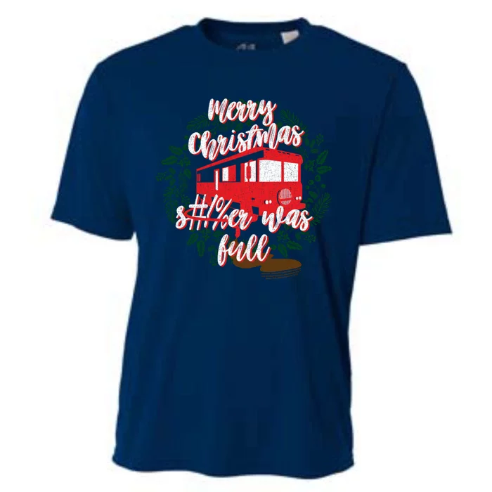 Merry Christmas &#!%Er Was Bull Cooling Performance Crew T-Shirt