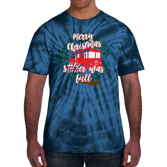 Merry Christmas &#!%Er Was Bull Tie-Dye T-Shirt