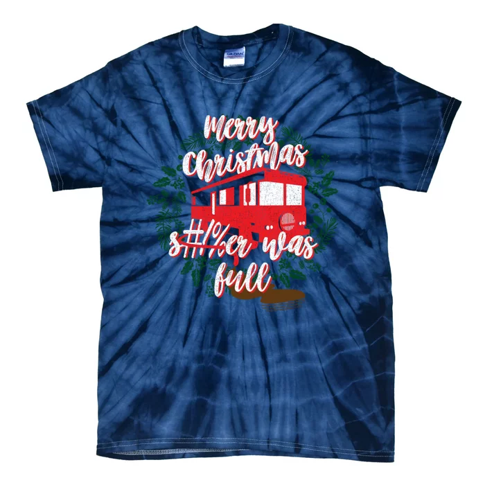 Merry Christmas &#!%Er Was Bull Tie-Dye T-Shirt