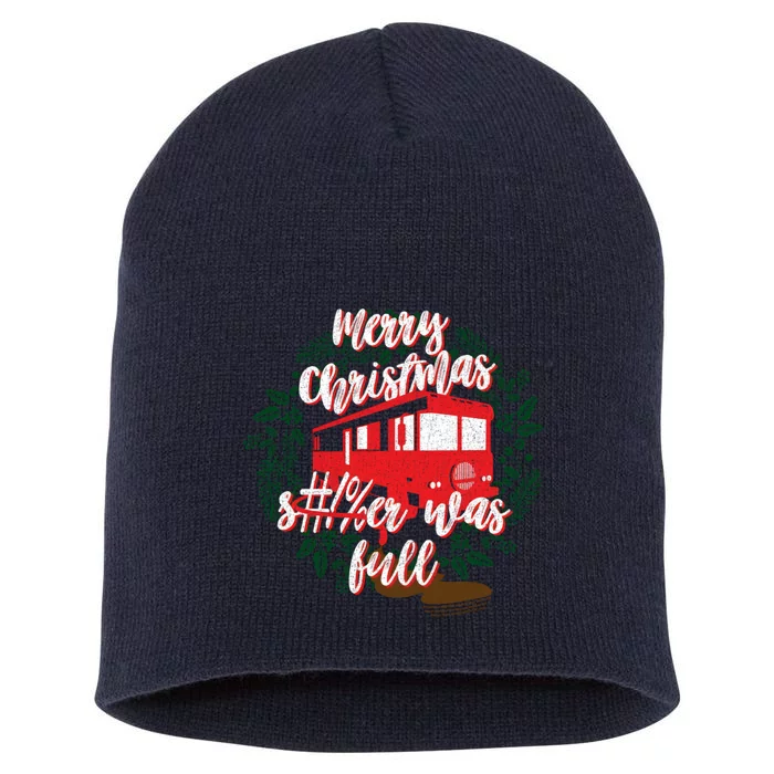 Merry Christmas &#!%Er Was Bull Short Acrylic Beanie