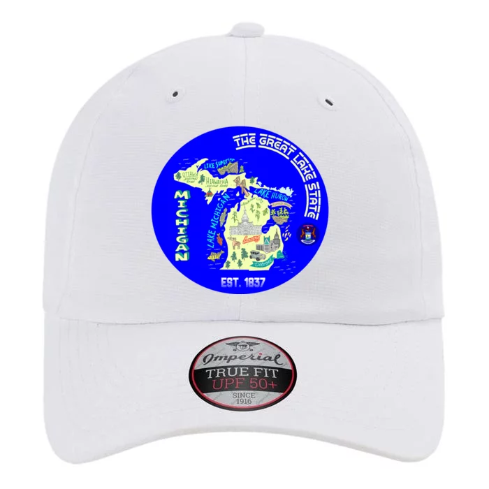 Michigan Circle Emblem The Great Lake State The Original Performance Cap