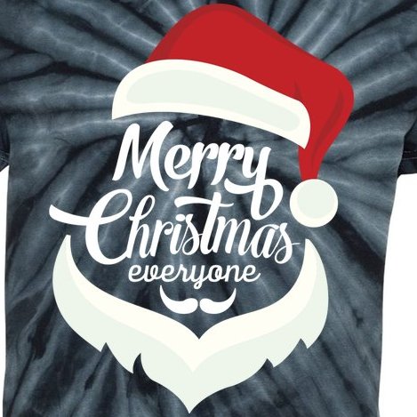 Merry Christmas Everyone Kids Tie-Dye T-Shirt