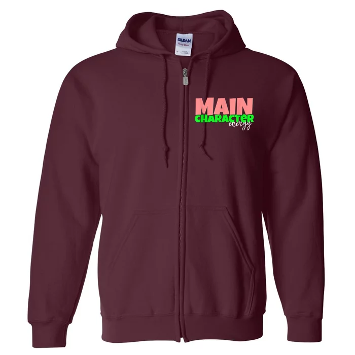 Main Character Energy SMH Specialties Full Zip Hoodie