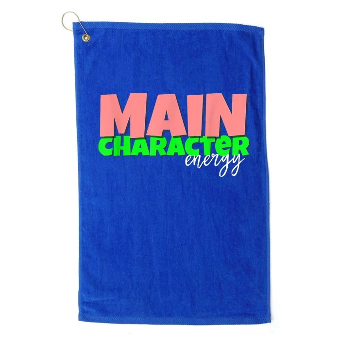 Main Character Energy SMH Specialties Platinum Collection Golf Towel