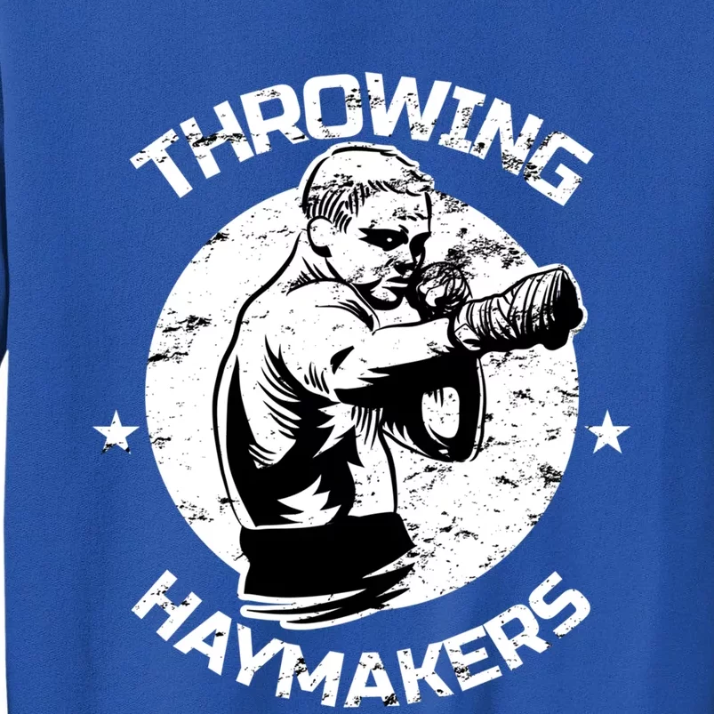 Mma Cage Fighter Throwing Haymakers Mixed Martial Arts Gift Sweatshirt