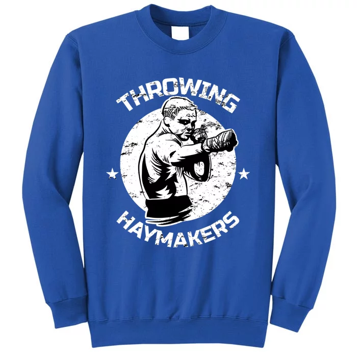 Mma Cage Fighter Throwing Haymakers Mixed Martial Arts Gift Sweatshirt