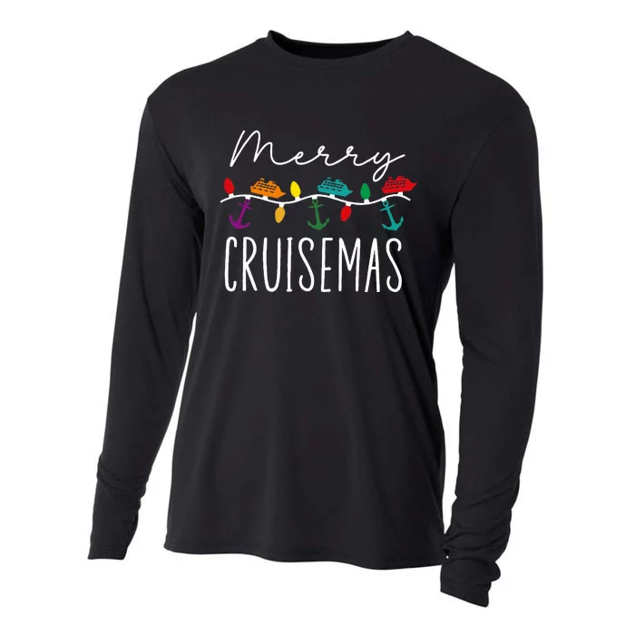 Merry Cruisemas Family Cruise Christmas Cruisin Crew Cooling Performance Long Sleeve Crew