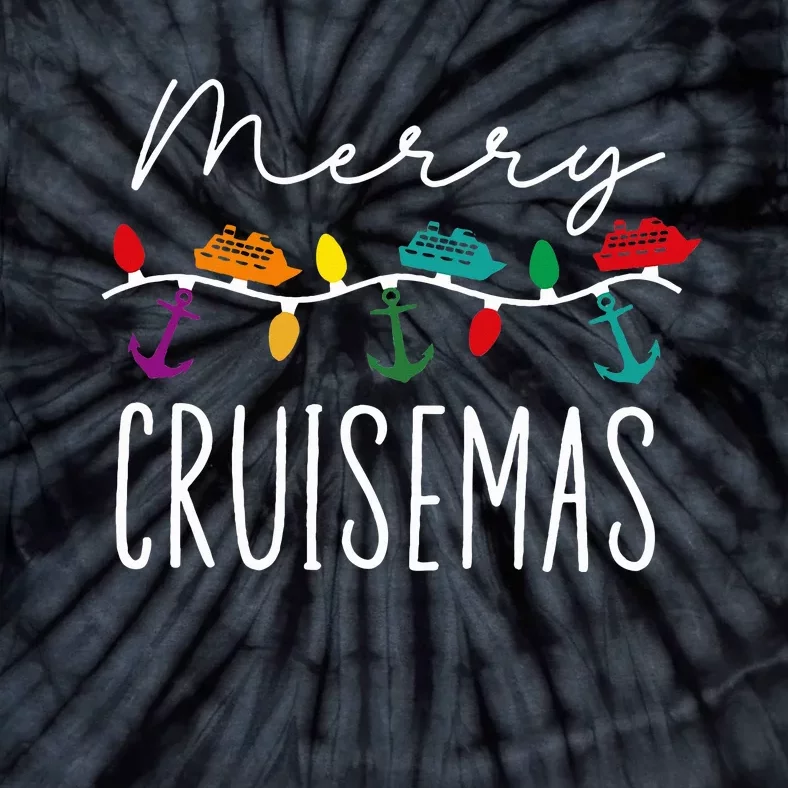 Merry Cruisemas Family Cruise Christmas Cruisin Crew Tie-Dye T-Shirt