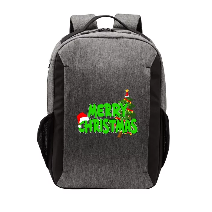 Merry Christmas Festive Holiday Vector Backpack