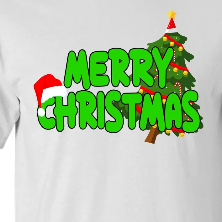 Merry Christmas Festive Holiday Tall T-Shirt