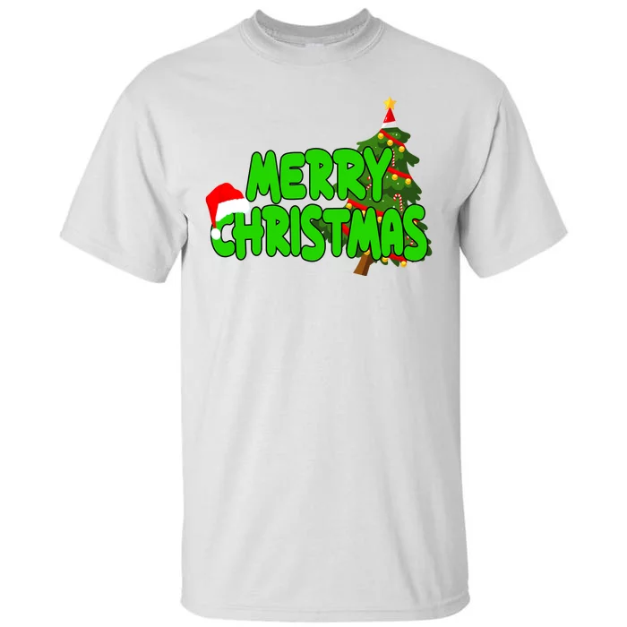 Merry Christmas Festive Holiday Tall T-Shirt