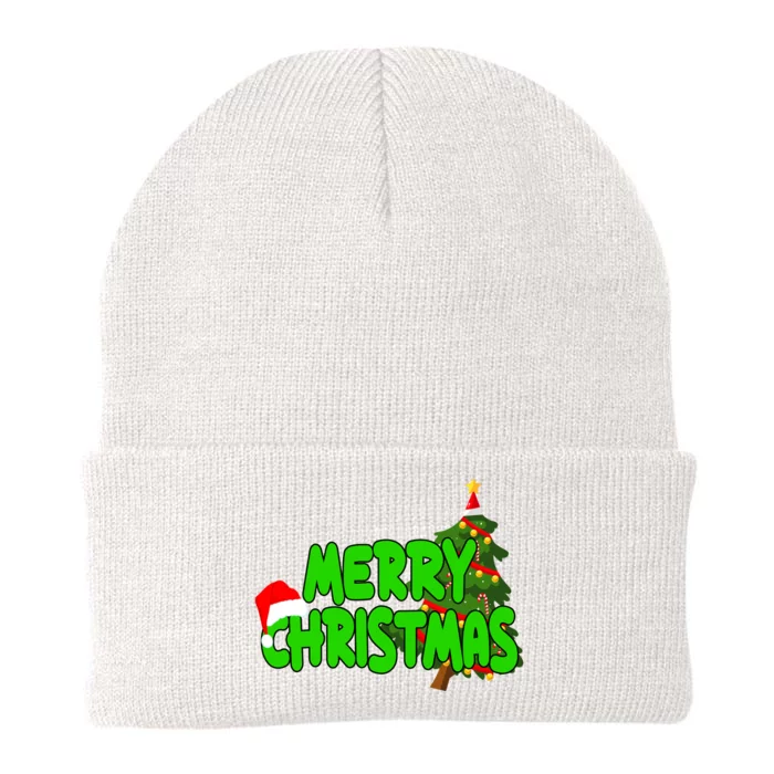 Merry Christmas Festive Holiday Knit Cap Winter Beanie