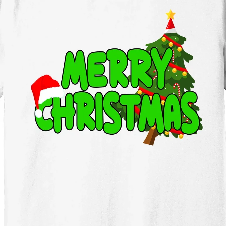 Merry Christmas Festive Holiday Premium T-Shirt