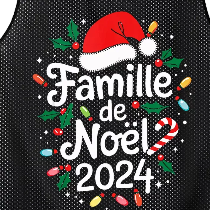 Merry Christmas French Family Famille De Noel 2024 France Tank Top Mesh Reversible Basketball Jersey Tank