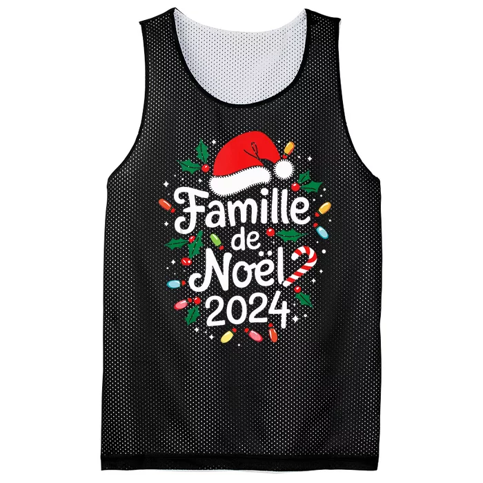 Merry Christmas French Family Famille De Noel 2024 France Tank Top Mesh Reversible Basketball Jersey Tank