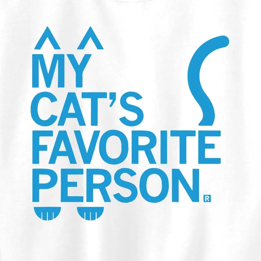 My CatS Favorite Person Kids Sweatshirt