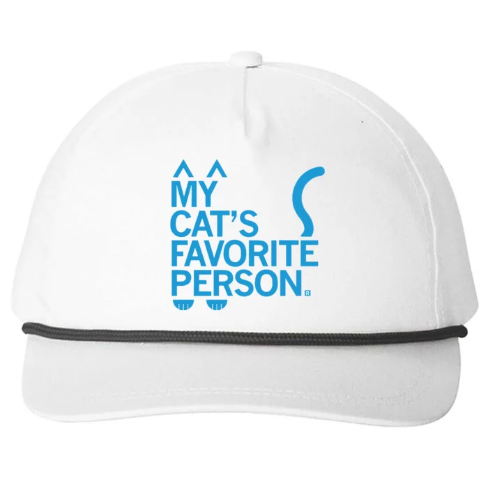 My CatS Favorite Person Snapback Five-Panel Rope Hat