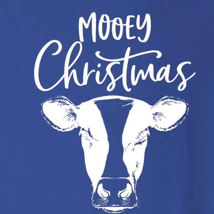 Mooey Christmas Funny Christmas Cow Gift Toddler Long Sleeve Shirt