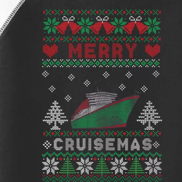 Merry Cruisemas Funny Christmas Family Cruise Matching Toddler Fine Jersey T-Shirt