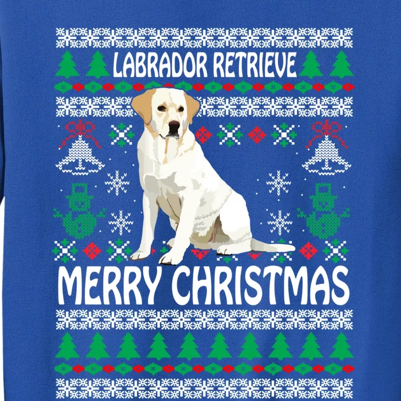 Merry Christmas Funny Labrador Retriever Ugly Xmas Pajama Gift Sweatshirt