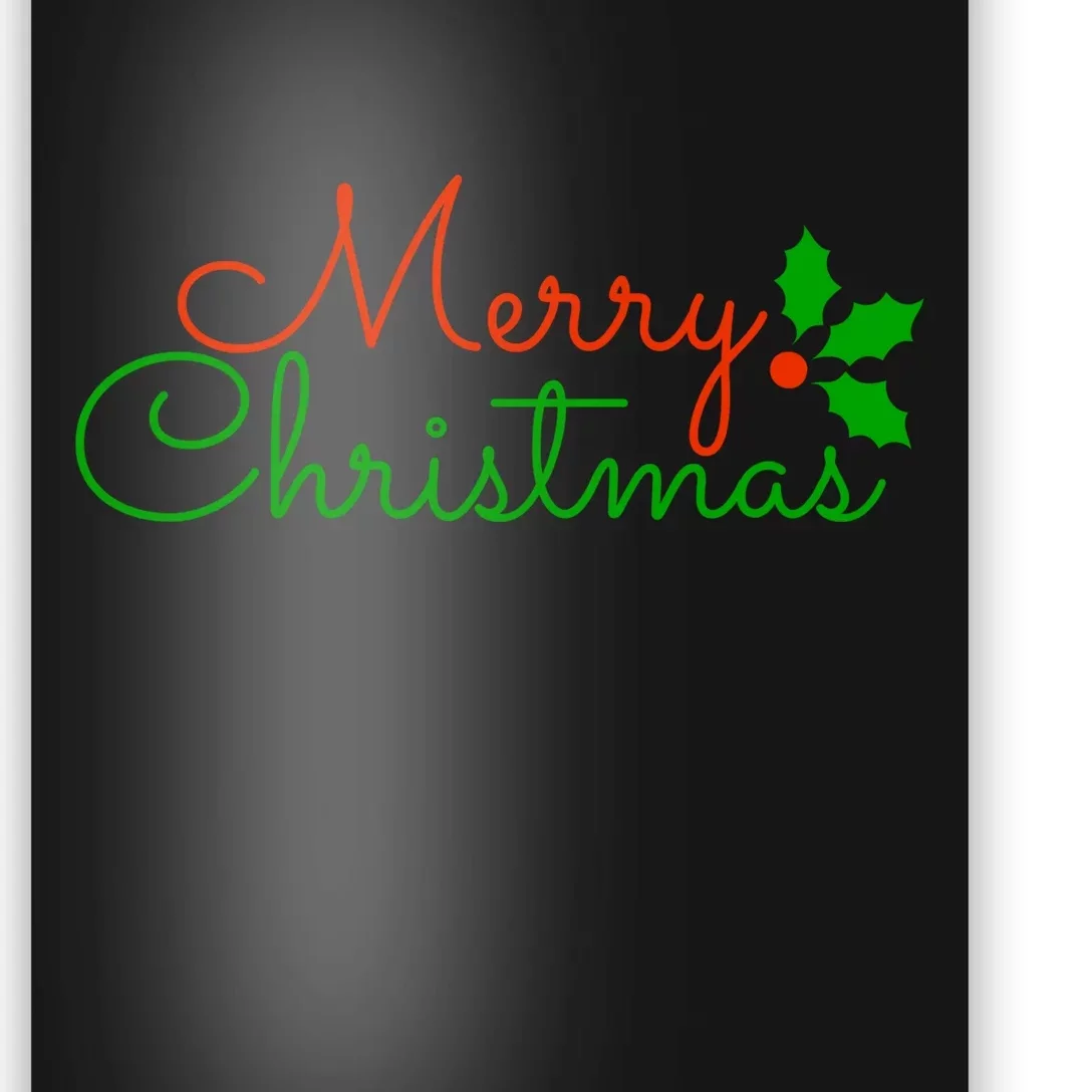 Merry Christmas Festive Logo Poster