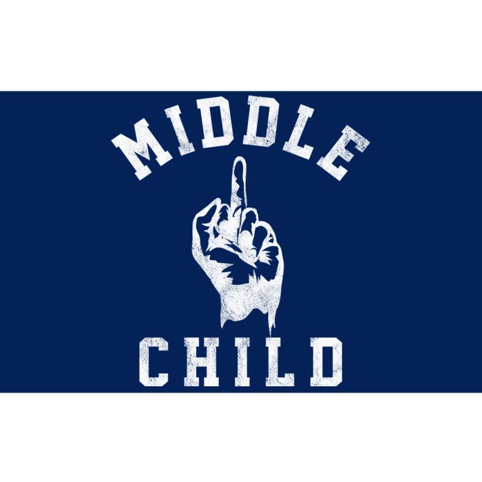 Middle Child Funny Offensive Adult Humor Finger Bumper Sticker